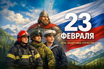 Поздравляем с 23 февраля!